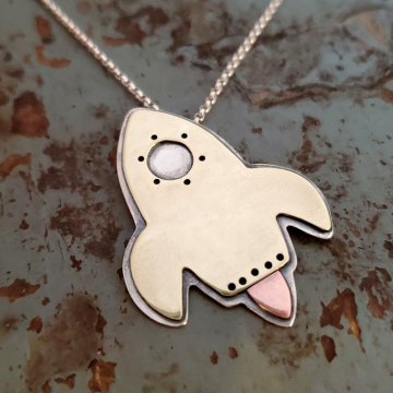 Rocket necklace